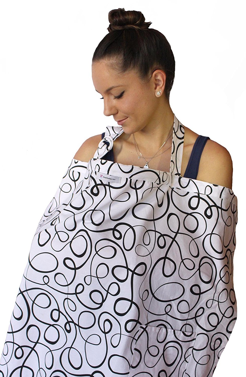 Nursing Cover Baby Breastfeeding Cover Privacy Breast Feeding Cover 100% Cotton Style9 